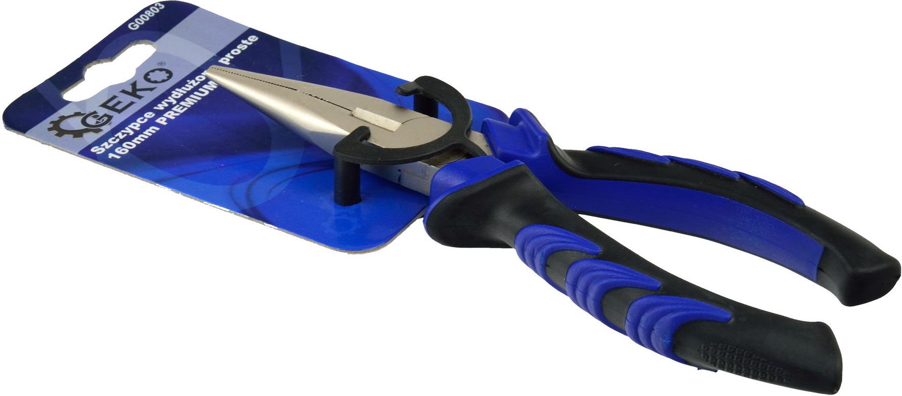 Geko szczypce wydłużone proste 160mm premium (G00803)