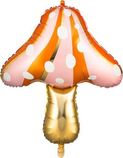 PartyDeco Balon foliowy Grzybek, 66x75cm one size