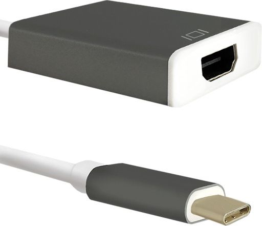 Adapter USB Qoltec USB-C - HDMI Czarny (50427)