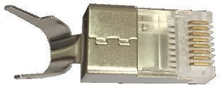 MicroConnect Wtyczka RJ45, MP8P8C, CAT7, 10 sztuk (KON513-10)
