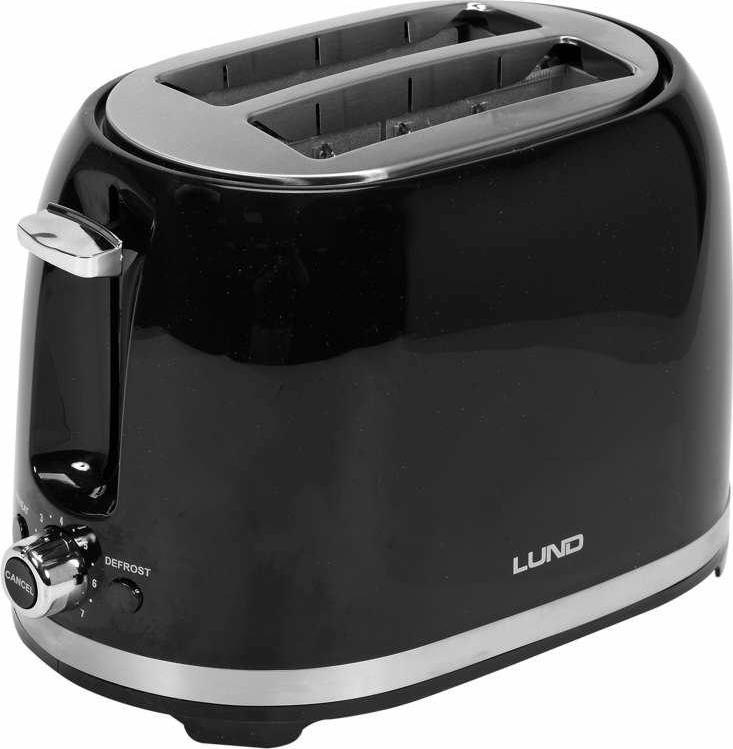 Toster Lund 700-850W Czarny (67500)