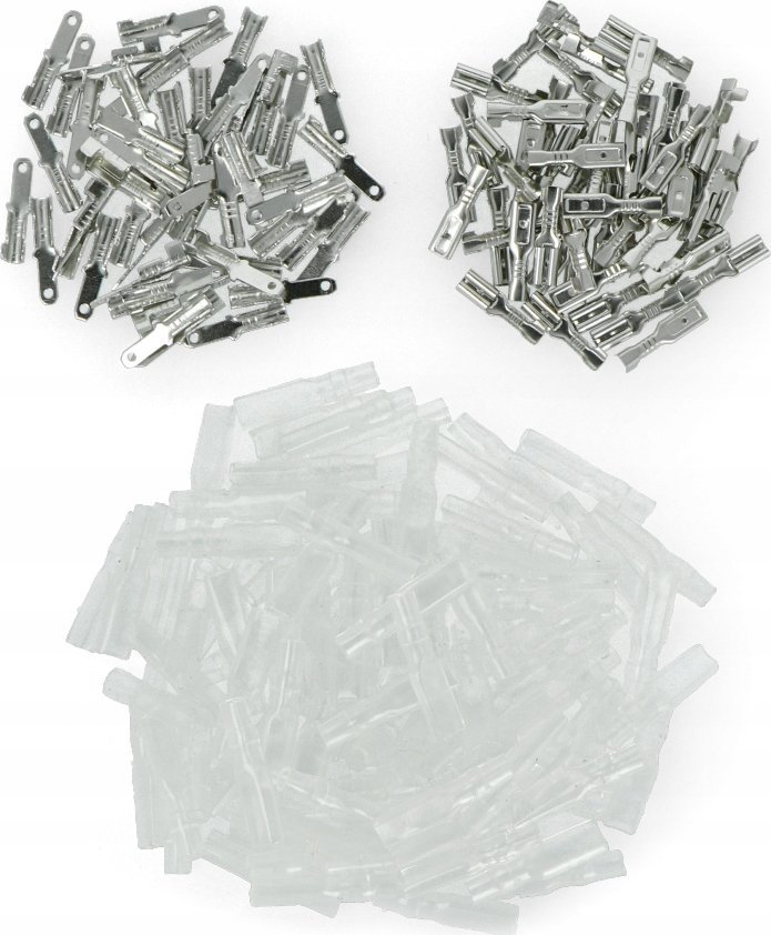 Eurokomp Zestaw konektorów 2,8mm+koszulki 200szt.E5938