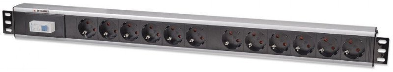 Intellinet Network Solutions Listwa zasilająca 250V/16A 12x Schuko 3m (711449)