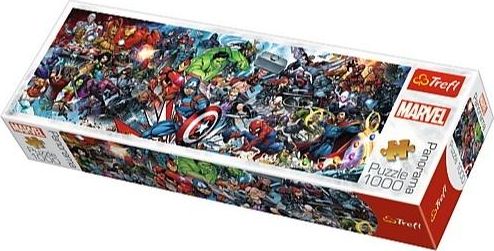 Trefl Puzzle 1000 elementów Panorama Marvel The Avengers