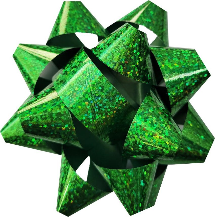 Fastima Rozetka KOKARDA do prezentów 13cm 17ŚR Zielona