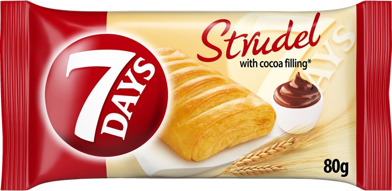 7 DAYS 7Days Strudel z nadzieniem czekoladowym 80g