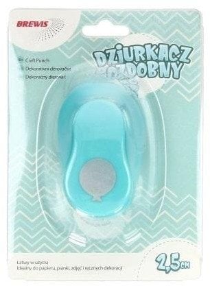 Dziurkacz ozdobny - Balon 2,5cm MIX