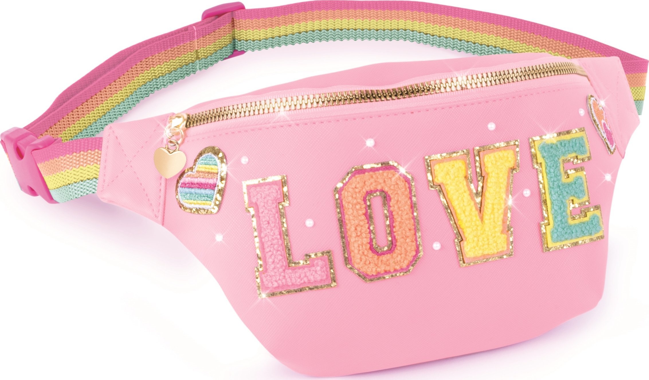 MAKE IT REAL DIY set Fashion Bag with Patches