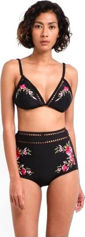 Pan i Pani Gadżet Strój kąpielowy wysoki stan z kwiatami