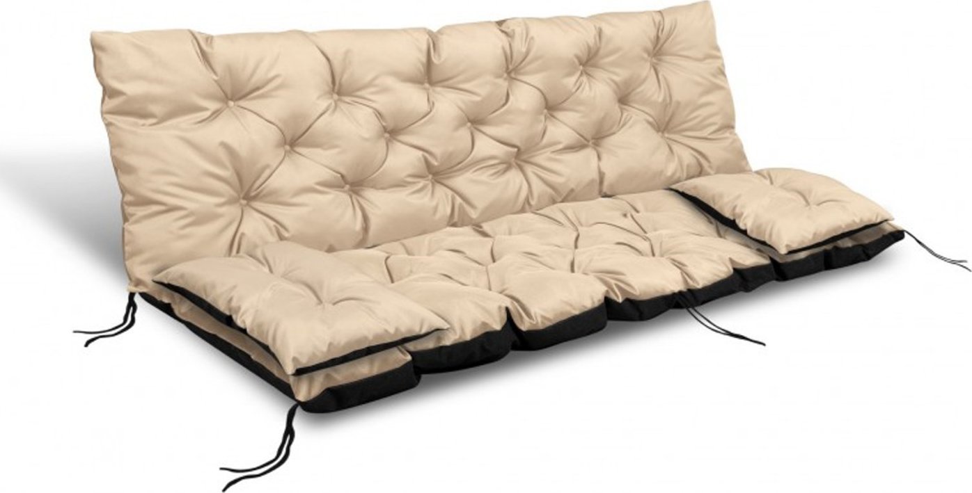 AIO FACTORY ZESTAW OGRODOWY 150x60x50CM + 2 PODUSZKI 42X42 CM BEŻOWY