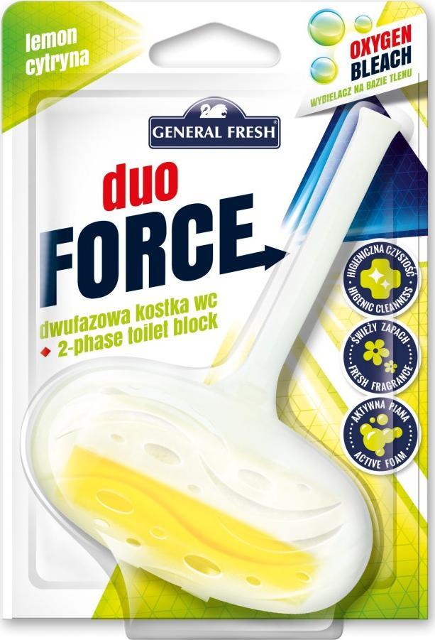 General Fresh Kostka do WC DUO FORCE zawieszka 40g cytryna GENERAL FRESH