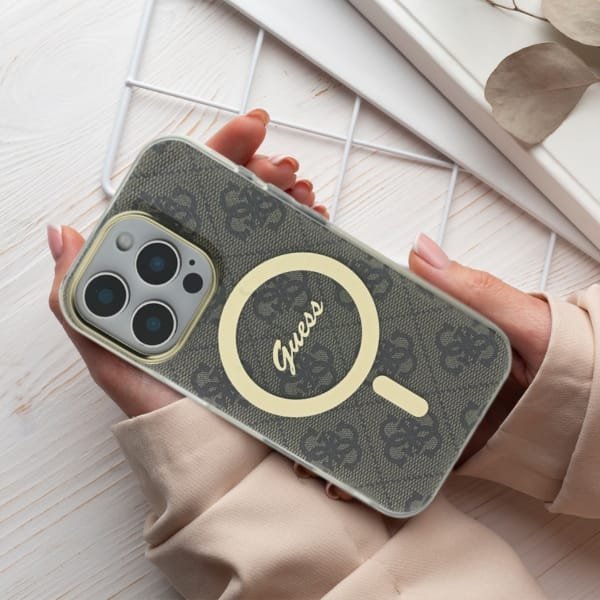 Guess Guess GUHMP16XH4STK iPhone 16 Pro Max 6.9" czarny/black hardcase IML 4G MagSafe