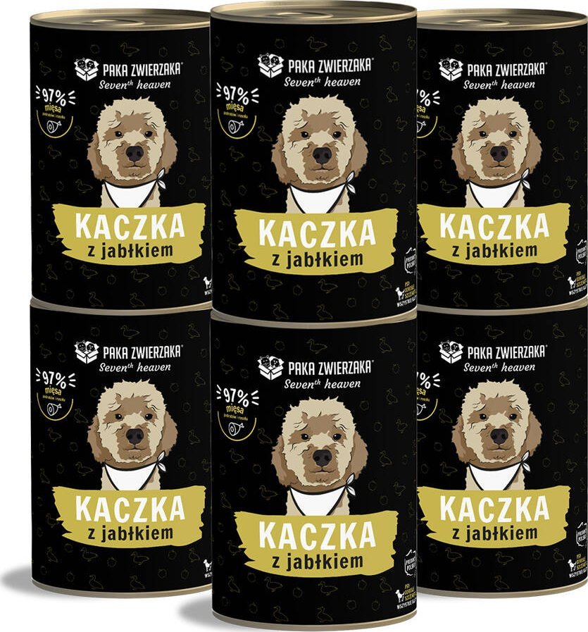 Paka Zwierzaka Paka Zwierzaka - Seventh heaven - Kaczka z jabłkiem (duck & apple) 6x400g