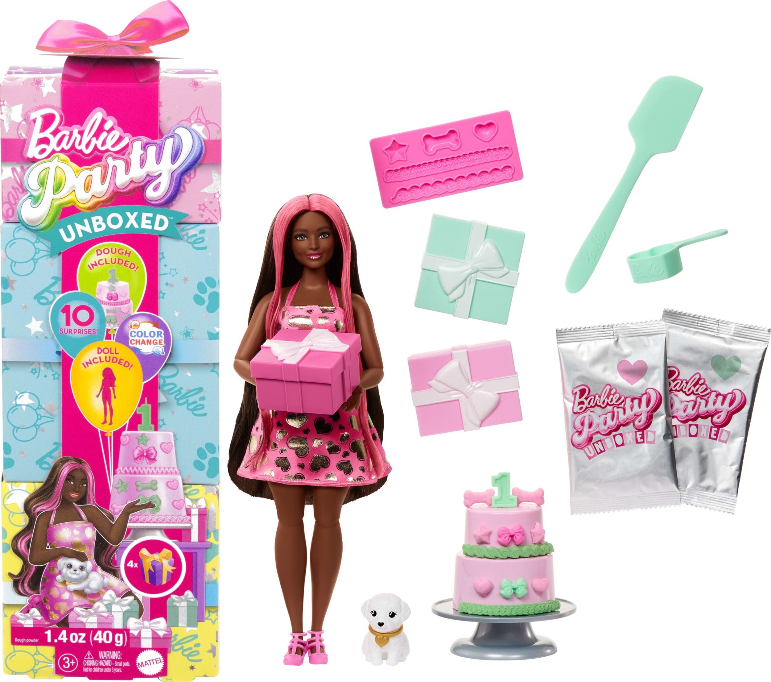 Barbie Party Unboxed Black Doll