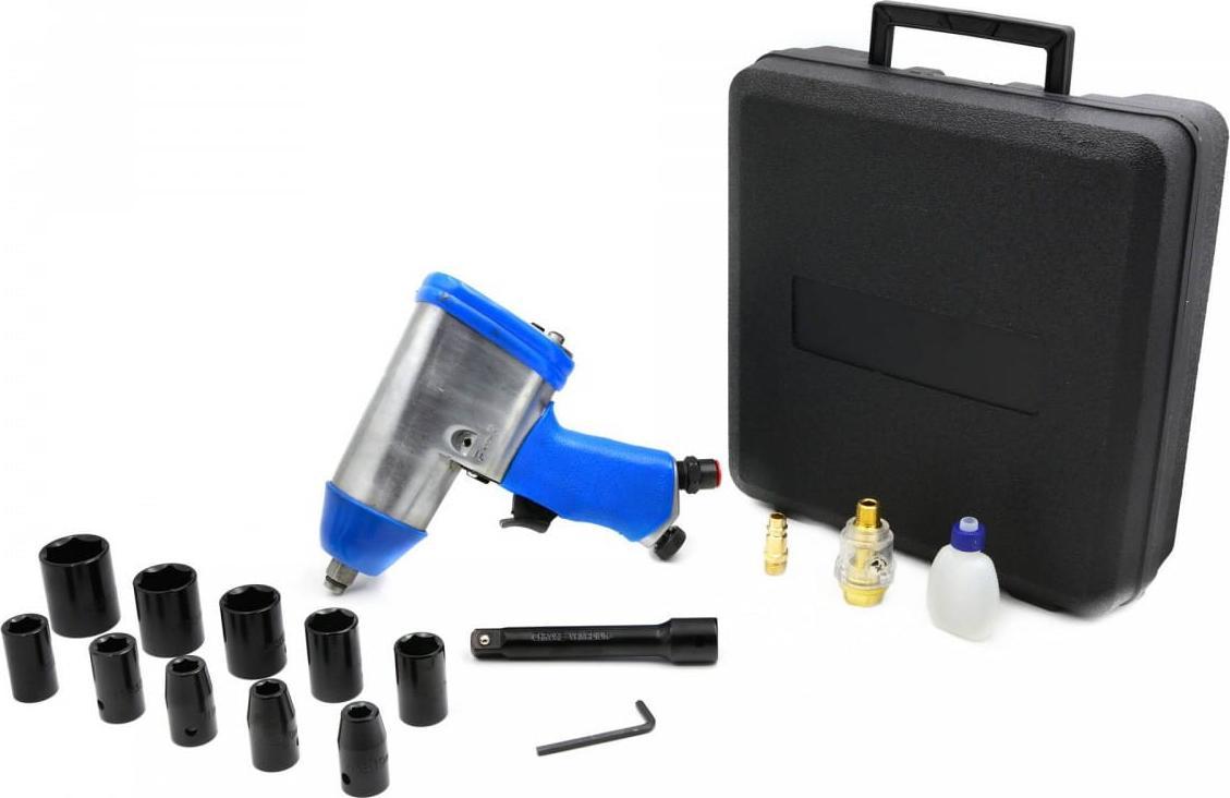 Geko KLUCZ PNEUMATYCZNY UDAROWY Z NASADKAMI 1/2" (5) G03180 GEKO