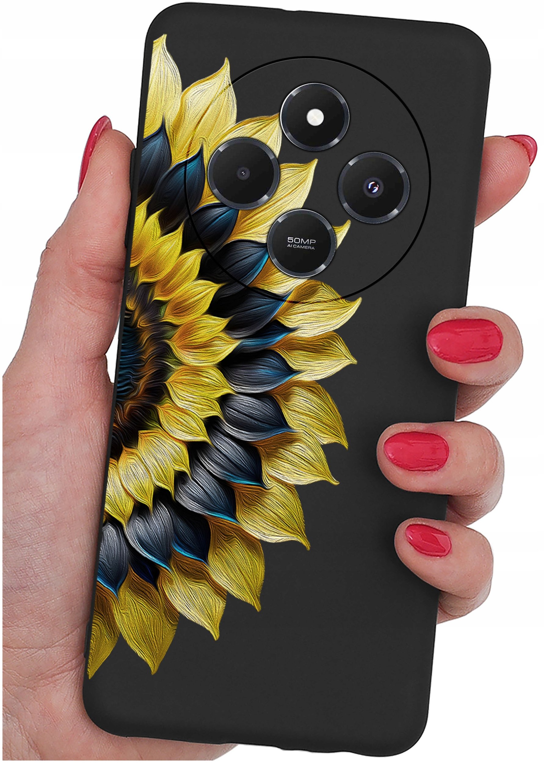 Etui do Xiaomi Redmi 14C WZORY |SILIKONOWE MATT CASE + SZKŁO 9H