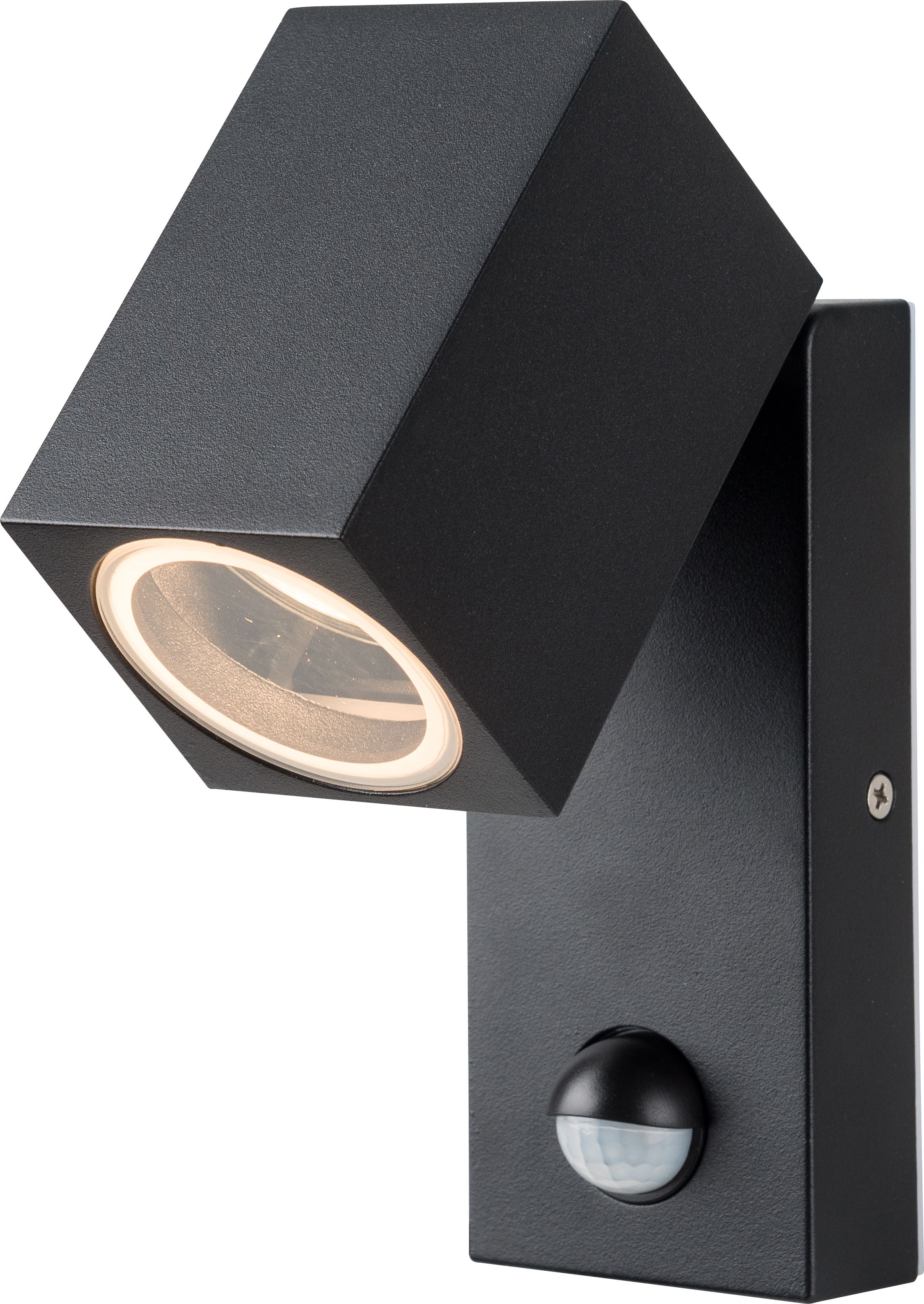 Kinkiet Azzardo Kinkiet ogrodowy LED Ready IP54 czarny AZzardo GORAN AZ4695 z czujnikiem ruchu