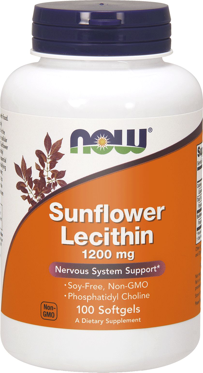 NOW Foods Sunflower Lecithin 1200mg 100 kapsułek