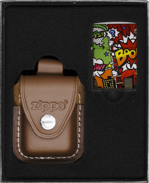 Zestaw ZIPPO Zapalniczka POP ART CITY Prezentowy No2