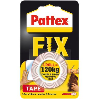 Henkel Pattex Taśma naprawcza FIX 120 kg dwustronna 1,5m x 19mm (1486524)