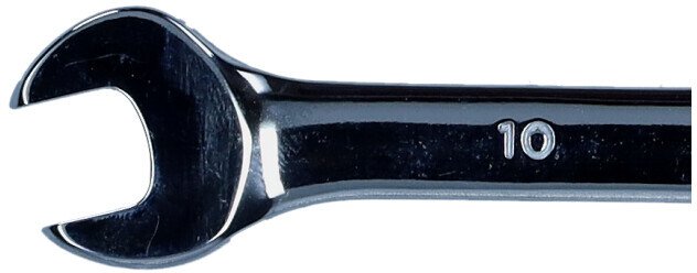 ROOKS KLUCZ PŁASKO-OCZKOWY 10 MM Z GRZECHOTKĄ