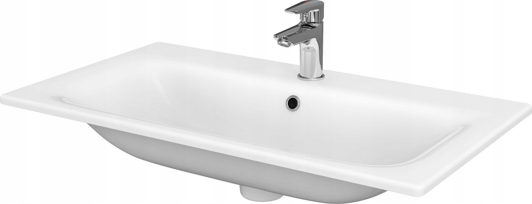 Umywalka Cersanit UMYWALKA WPUSZCZANA W BLAT MODUO 80 BOX // CE.KRMO.U-WPUSZCZ-80 (K116-044-ECO)