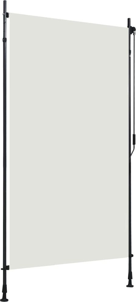 vidaXL Roleta zewnętrzna, 120x270 cm, kremowa