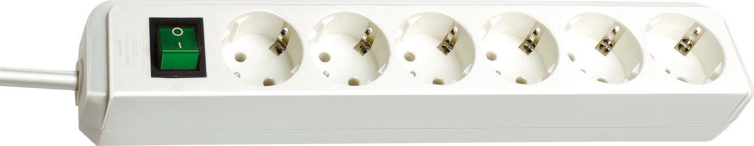 Listwa zasilająca Brennenstuhl Eco-Line 6 gniazd 3 m biała (1159520400)