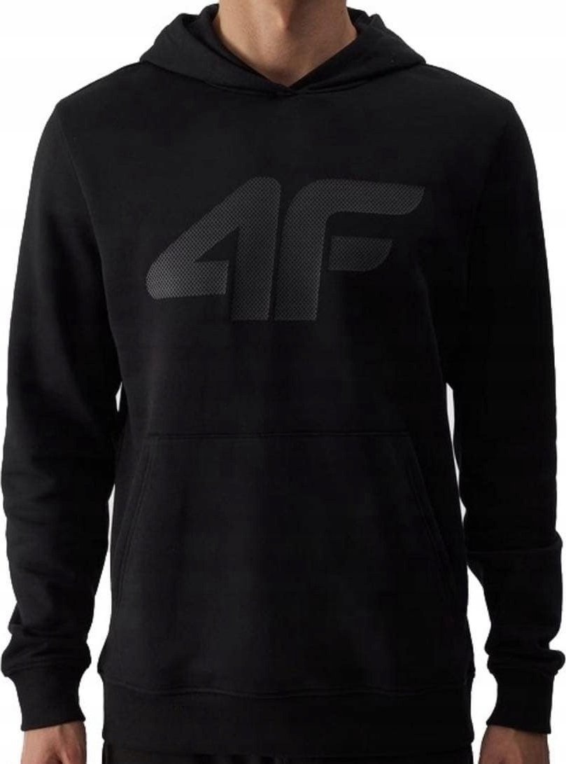 BLUZA MĘSKA 4F Z KAPTUREM CIEPŁA DRESOWA BAWEŁNA KANGUREK SM1464 20S r. XL