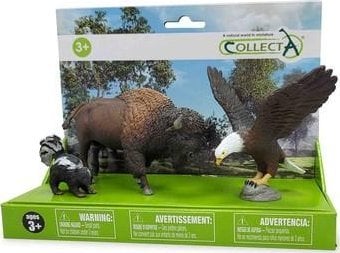 Figurka Collecta ZESTAW 3 DZIKICH ZWIERZĄT W OPAKOWANIU (88381, 88383, 88968)