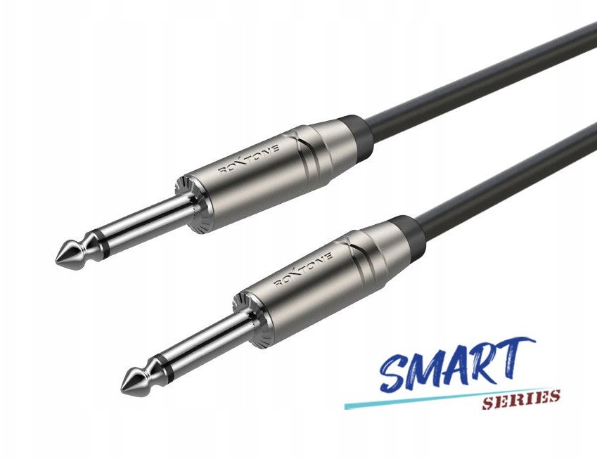 Kabel instrumentalny SMART Jack 6,3mm 1m Roxtone SGJJ100L1
