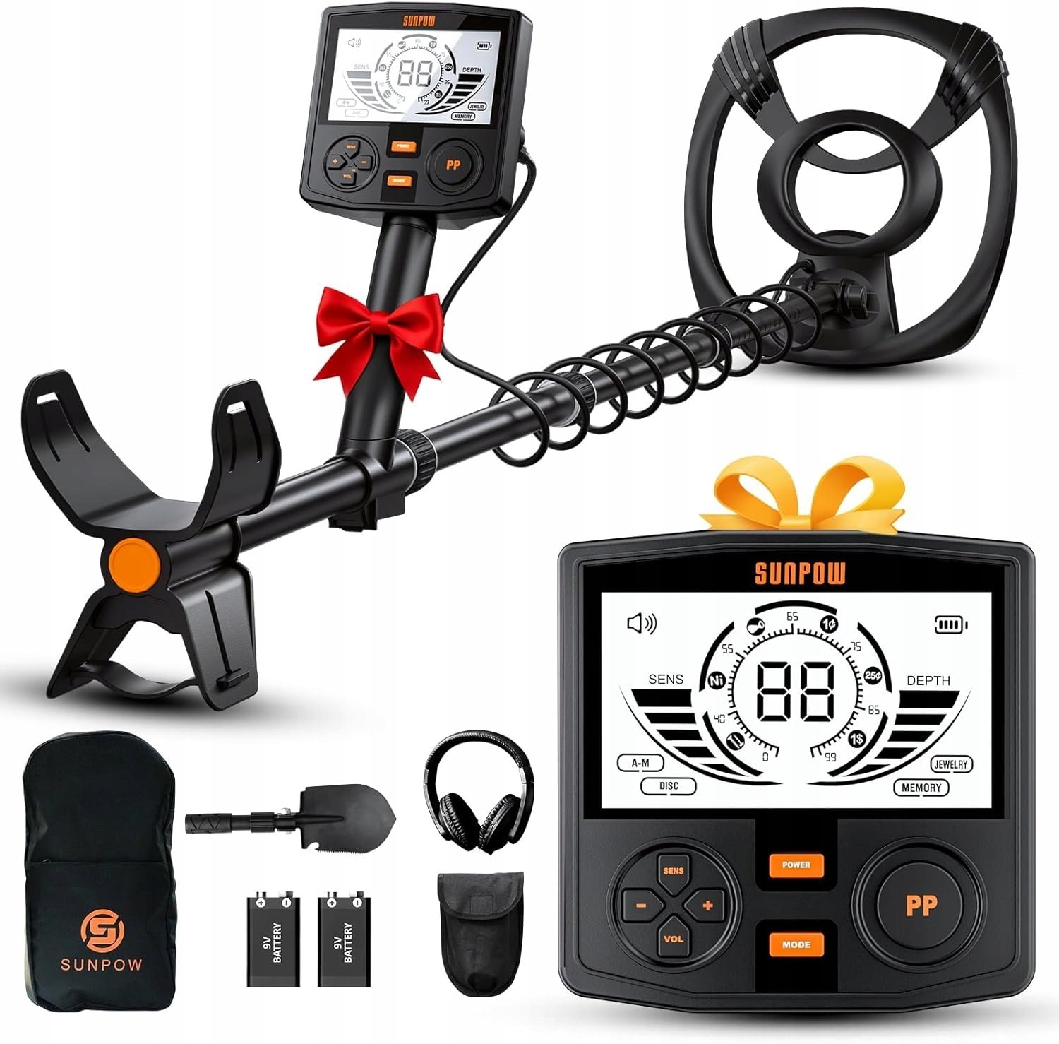 Orink Wykrywacz metalu 5 trybów chip DSP z akcesoriami 2025