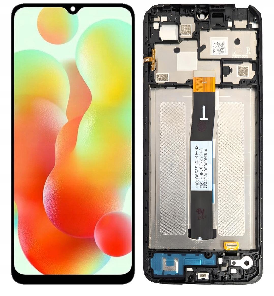 WYŚWIETLACZ EKRAN LCD DO XIAOMI REDMI 12C RAMKA