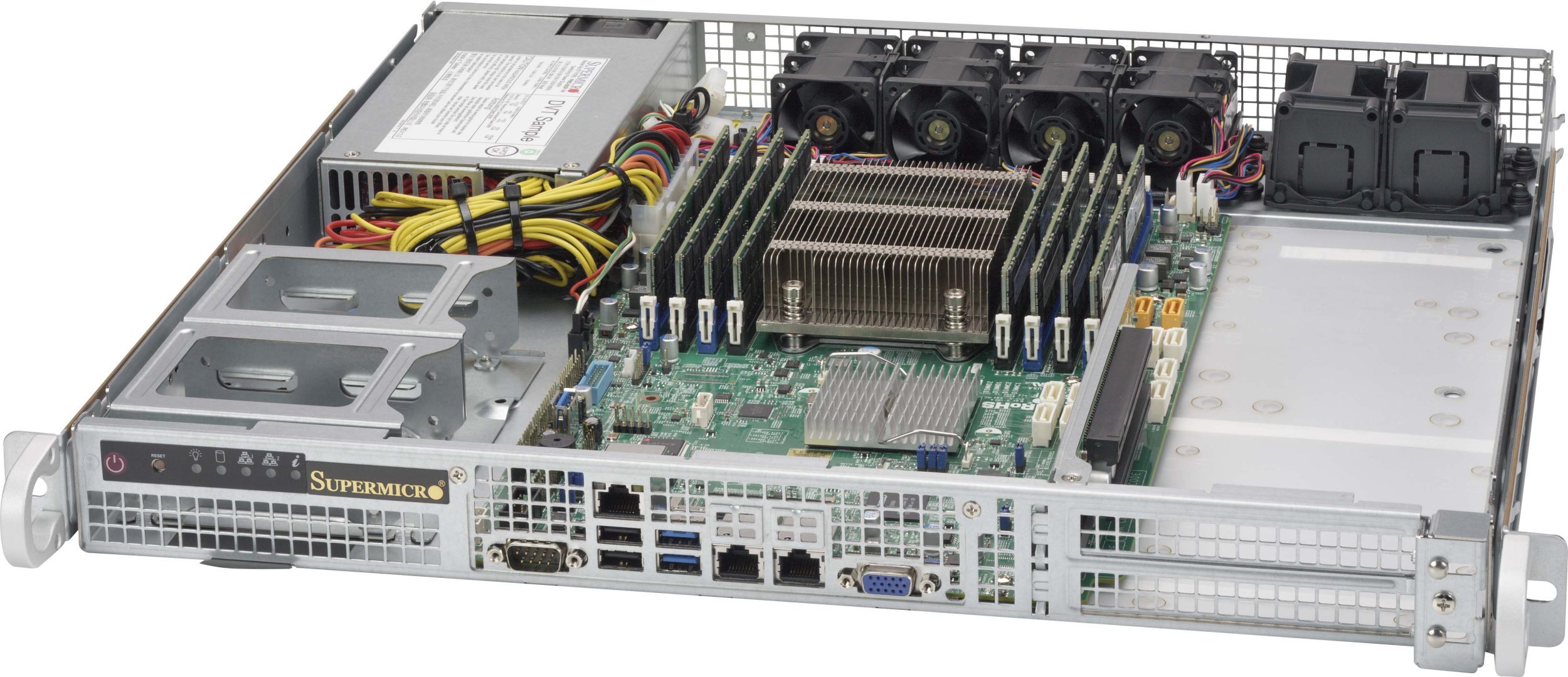 Supermicro Gehäuse SuperChassis 1U CSE-515-505