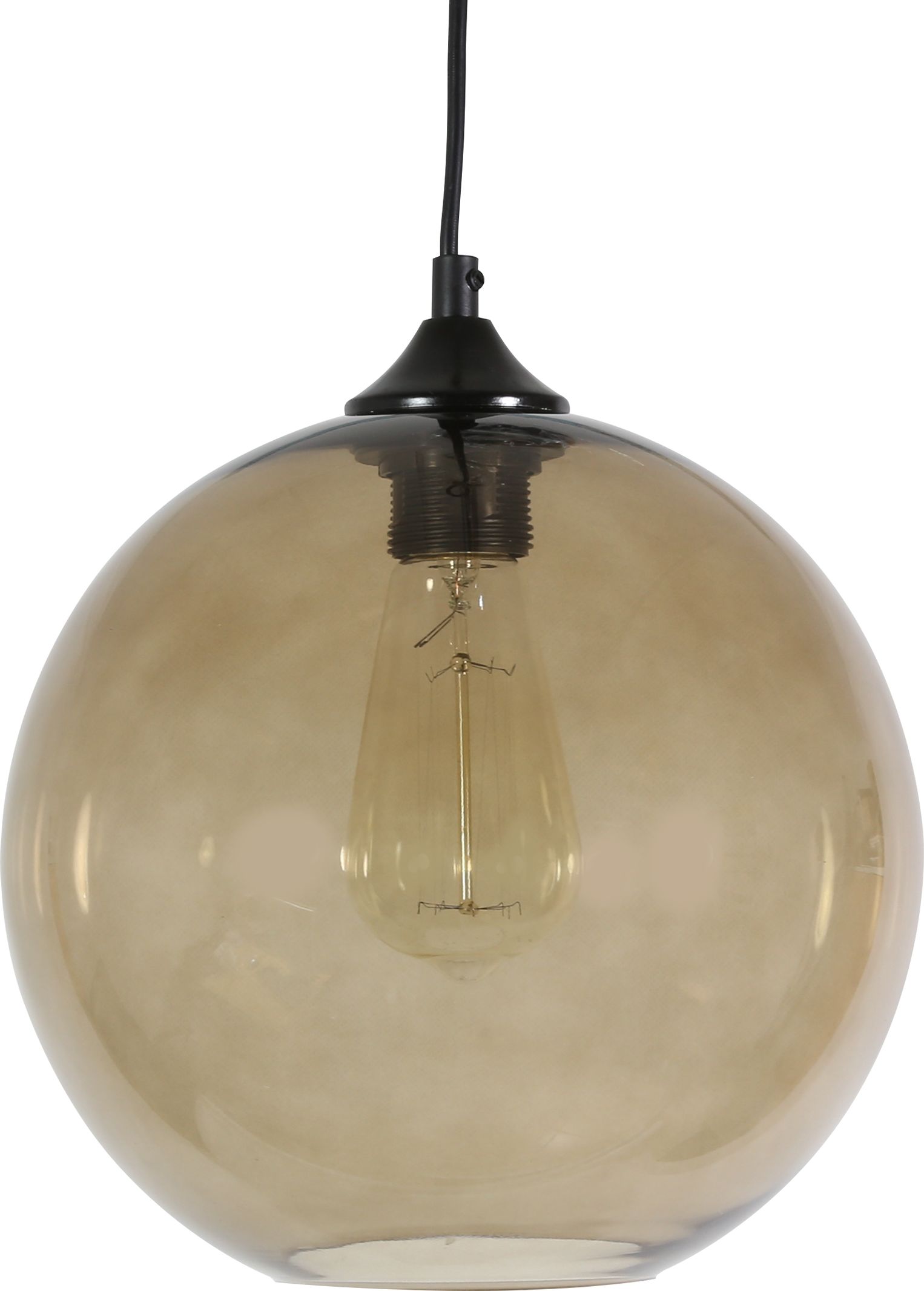 Lampa wisząca Candellux Edison retro industrial brązowy (31-28259)