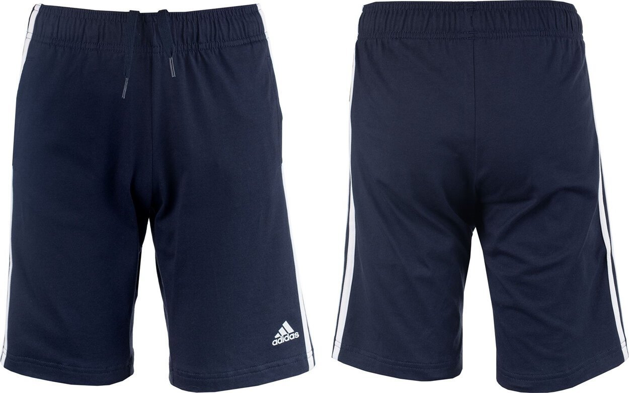 Adidas Spodenki dla dzieci adidas Essentials 3-Stripes Knit granatowe HY4717 164cm