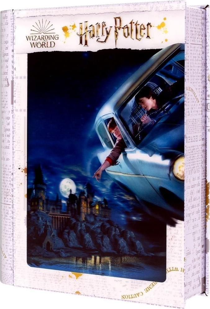 Wizarding World Harry Potter: Magiczne puzzle - Księga - Ford Anglia nad Hogwartem (300 elementów)