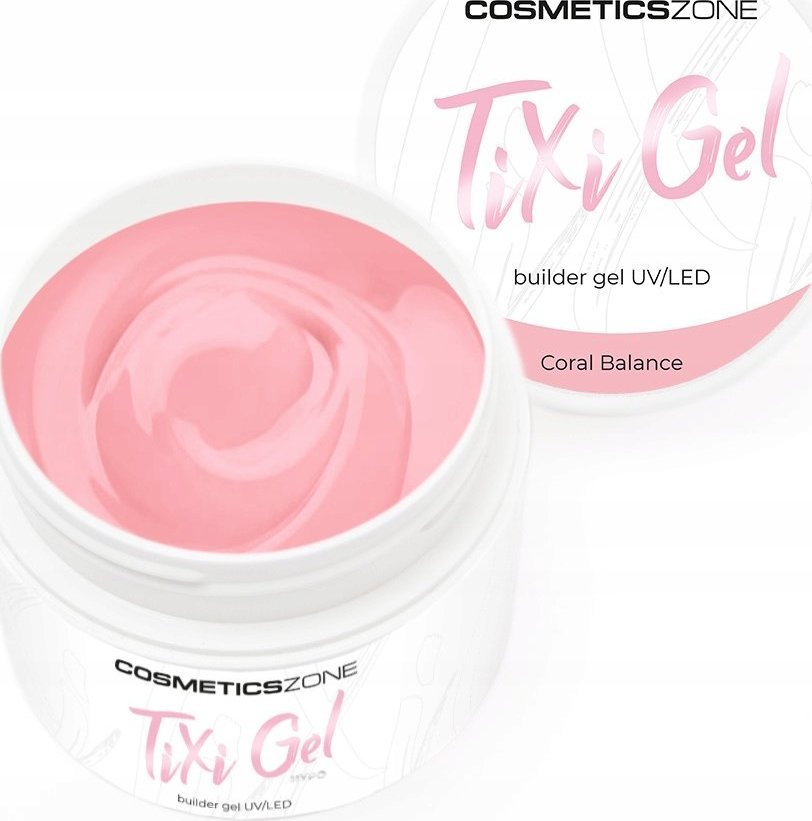 Cosmetics Zone Żel budujący z pamięcią cieczy jasny koral UV LED Coral Balance 5ml
