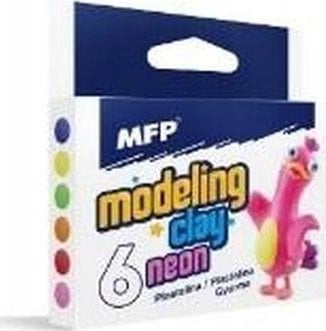MFP paper plastelina 6 szt. kolorów NEON 100g 5301172