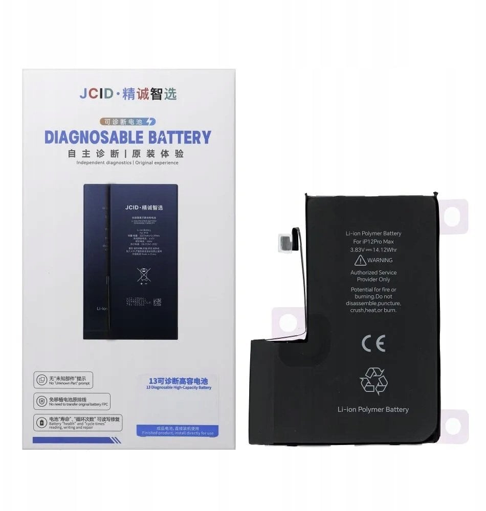 Bateria JCID Bateria with the ability to assign to iPhone 12 Pro Max (standardowa pojemność)