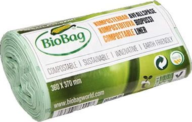 Biobag Worki na odpady organiczne 100% biodegradowalne i kompostowalne 6l 30szt.