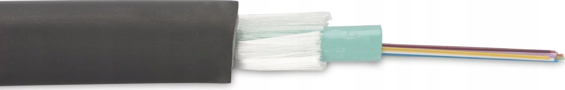 Digitus Kabel światłowodowy zewnętrzny DIGITUS ze złączem SC 24 wł. (2x12) SM 9/125, Fca PE, 1500N, czarny