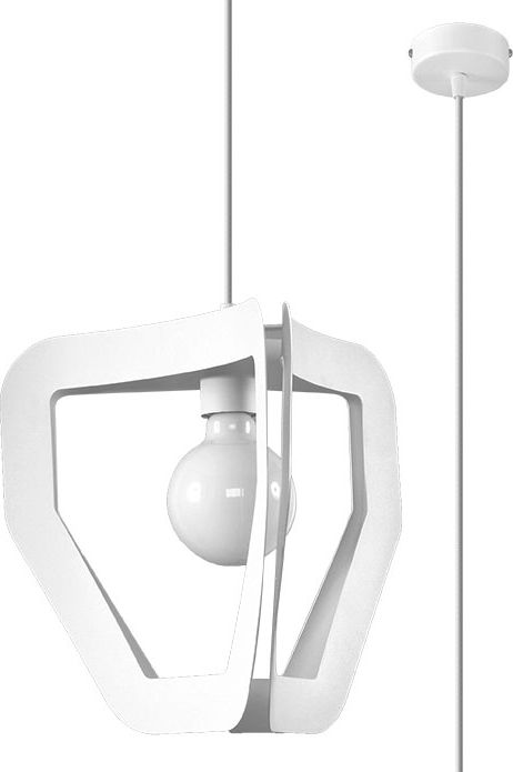 Lampa wisząca Lumes Biała minimalistyczna lampa wisząca - EXX234-Trevi