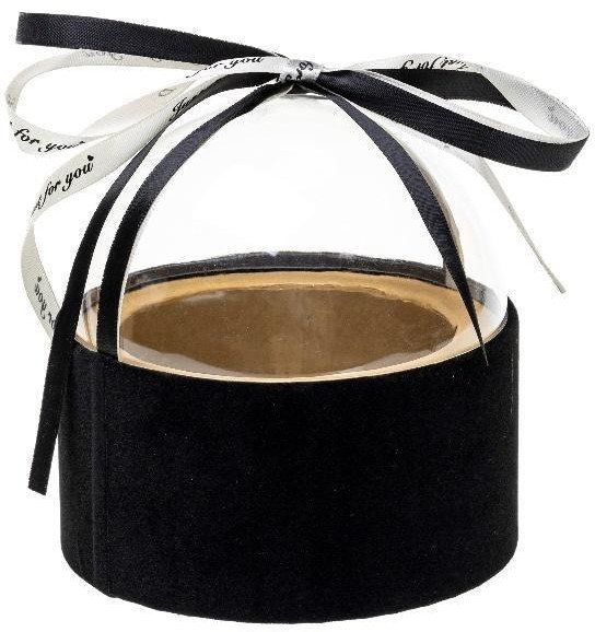 Pudełko Flower Box czarny ROZETTE