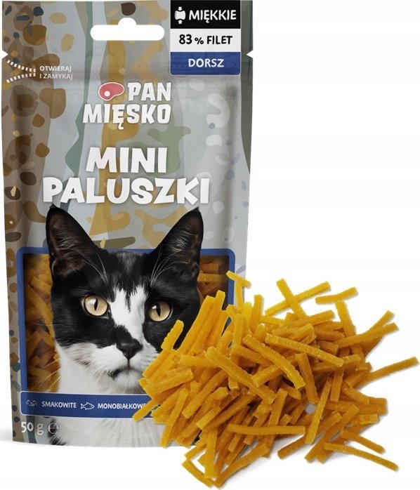 Przysmak dla kota Mini paluszki Dorsz (dorosły) 50g