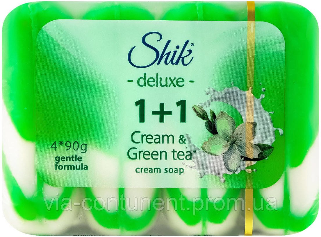 Shik Deluxe Mydło w kostce Krem i zielona herbata