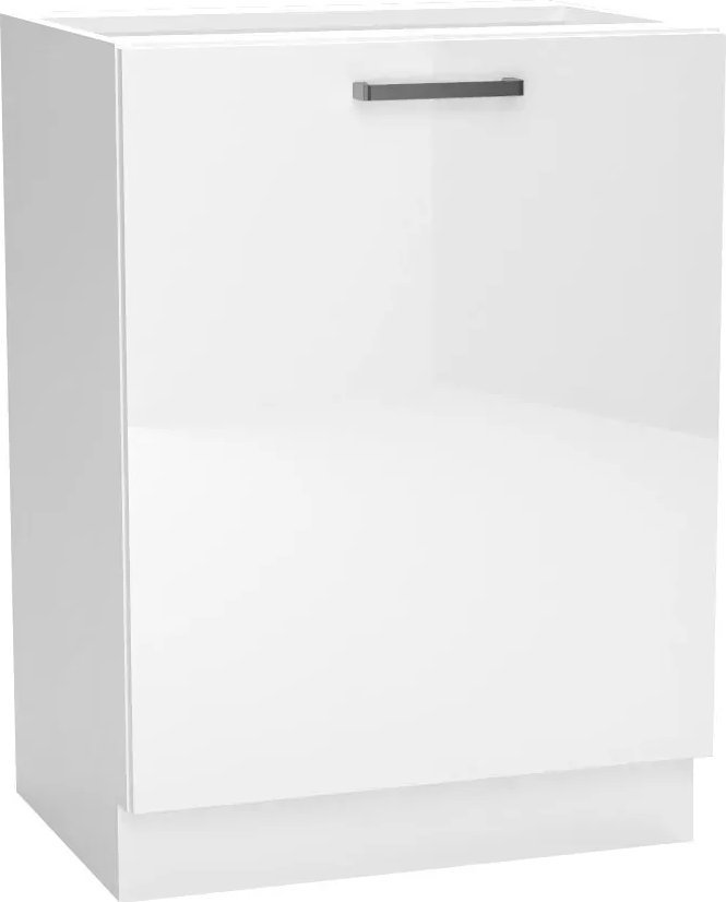 Elior Biała dolna szafka do nowoczesnej kuchni - Elora 8X 60 cm połysk
