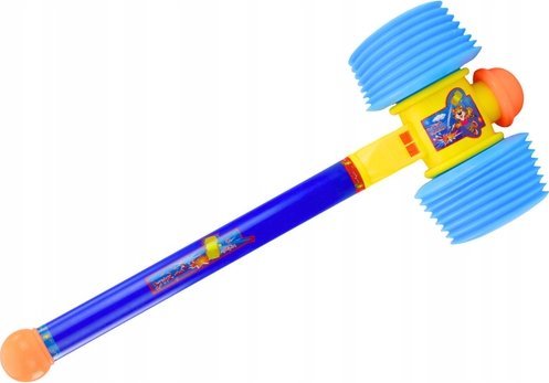 LeanToys Duży Młotek Zabawkowy Miękki Niebieski 60CM