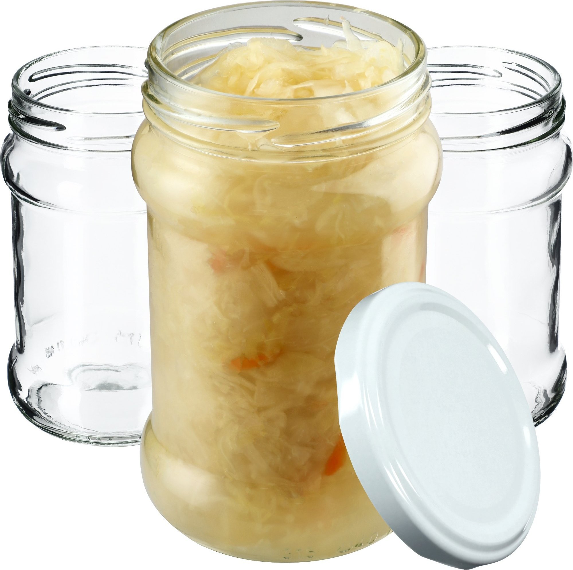 Kadax 10x Słoiki 315ml Na Przetwory Dżem Miód Z Zakrętką