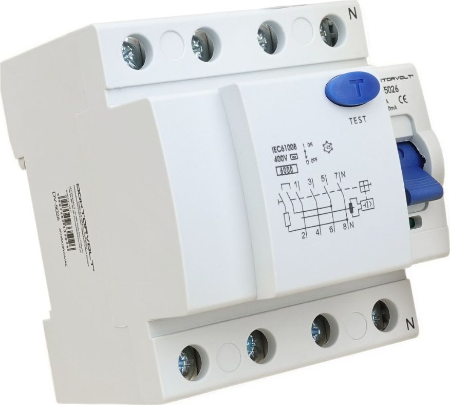 Doktorvolt Wyłącznik różnicowoprądowy 4P 40A 30mA typ AC Doktorvolt 5026